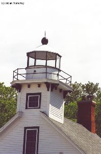 Close up of the lantern room.