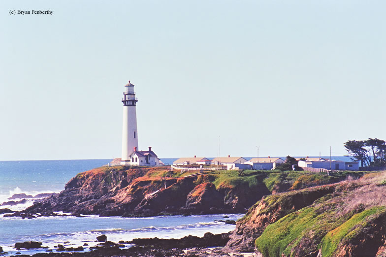 Photo of the Pigeon Point Lighthouse.