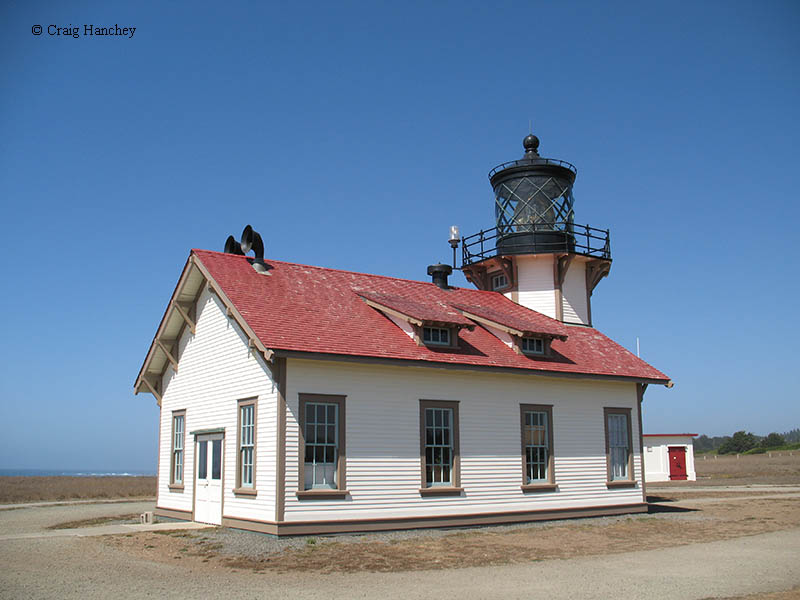 Photo of the Point Cabrillo Lighthouse.