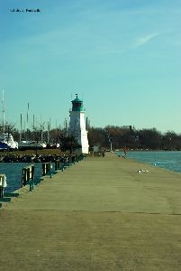 The lighthouse from the pier.