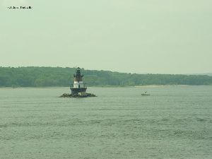 The lighthouse in the Bay.