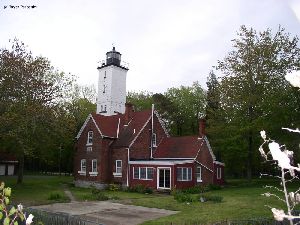 The lighthouse complex.