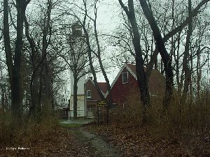 Backside of the lighthouse.
