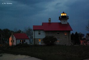 Lighthouse shot at dusk.