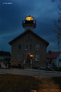 Front of the lighthouse.