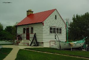 The boathouse.