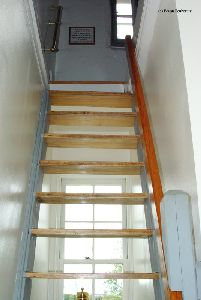 Interior shot: stairs to third floor.