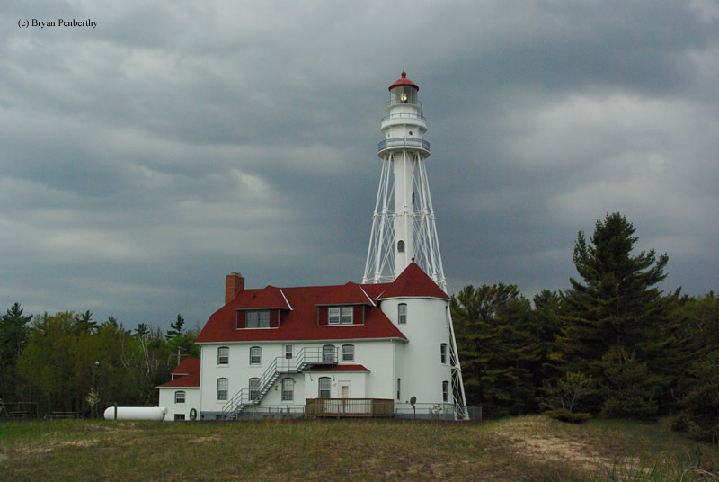 Photo of the Rawley Point Lighthouse.