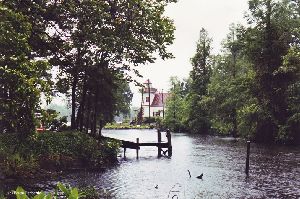 Distance shot of the lighthouse.