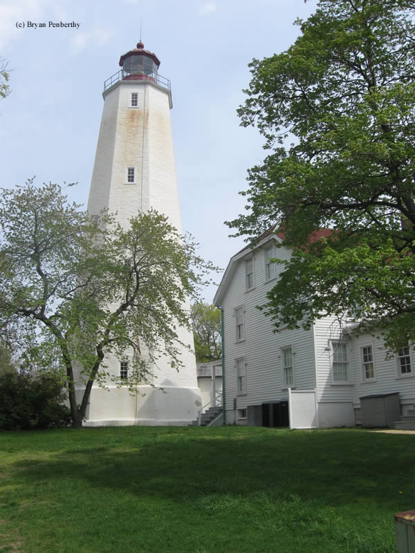 Photo of the Sandy Hook Lighthouse.