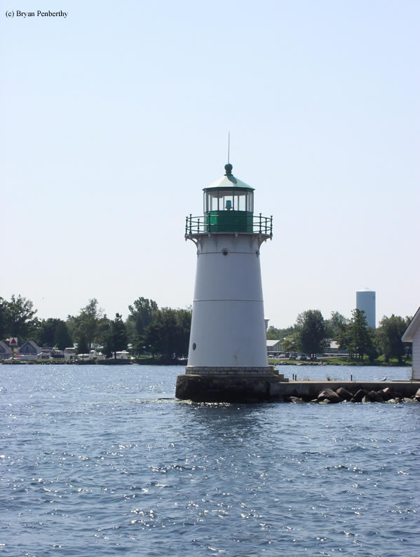 Photo of the Sunken Rock Lighthouse.