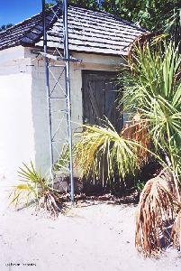 Doors of the old oil house.