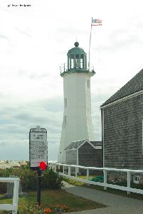 Tower and sign.