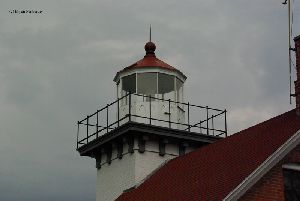 Close up of the lantern room.