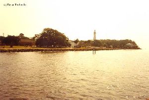 Distant photo from out on water.
