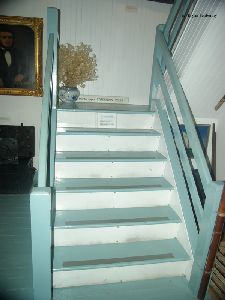 Stairs to the second floor.