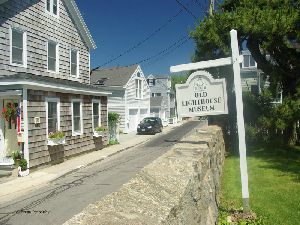 Old Lighthouse Museum sign.