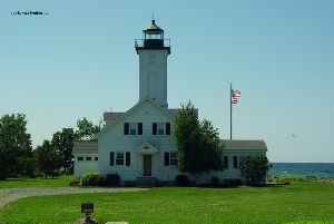 Front view of the lighthouse.