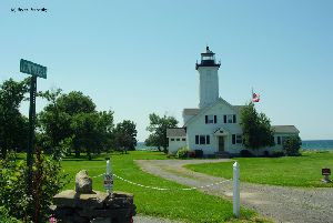 The end of Lighthouse Lane.
