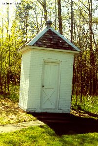 The paint / oil shed.