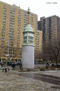The Titanic Memorial Lighthouse as it stands in Manhattan.