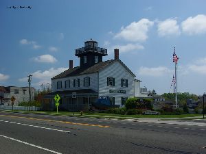 View of the lighthouse from Route 9.