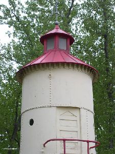 Close up of the "lantern room".