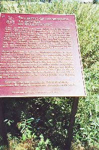 Another Battle of the Windmill plaque.