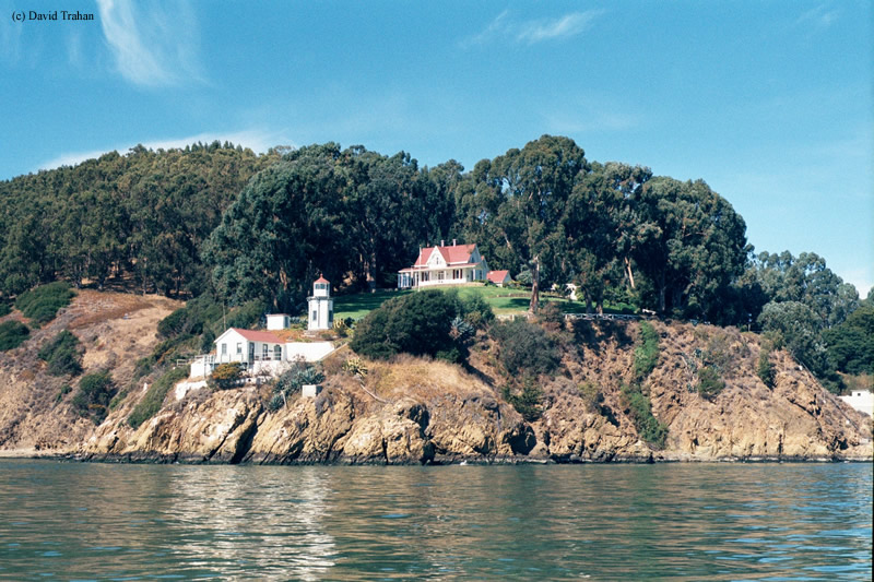 Photo of the Yerba Buena Lighthouse.